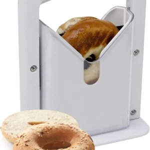 Bagel Slicer, Perfect for Bagels, Safe Grip, Safety Shield, Bagel Cutter